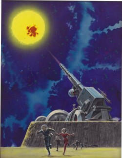 acusis:  The Sun Smasher by Edmond Hamilton, 1959. Art by Ed Emshwiller. 