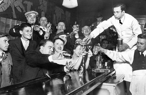 Celebrate the anniversary of the return of beer sales in the US on New Beer's Eve!