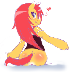 Butt Request #1Vixy Hooves 