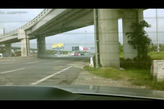 thexhibitionist:  Naked and Jerk off on motorway/freeway (Me). Hope you enjoy!
