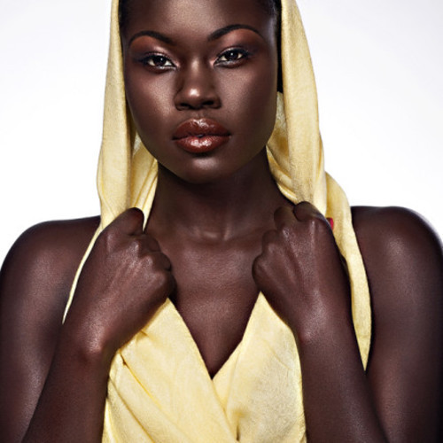 Beautiful dark skin black women